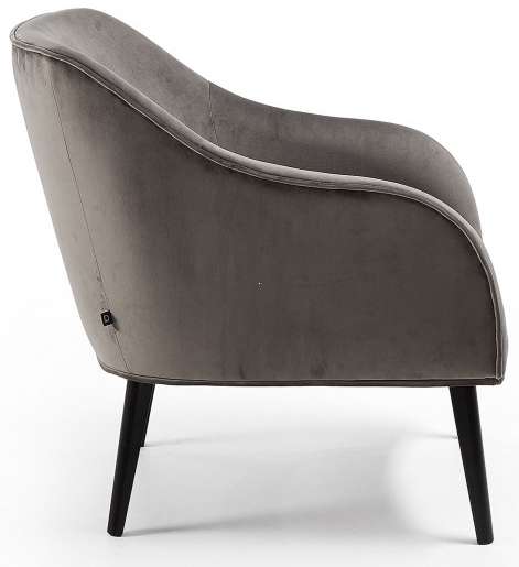 Кресло Lobby серого цвета