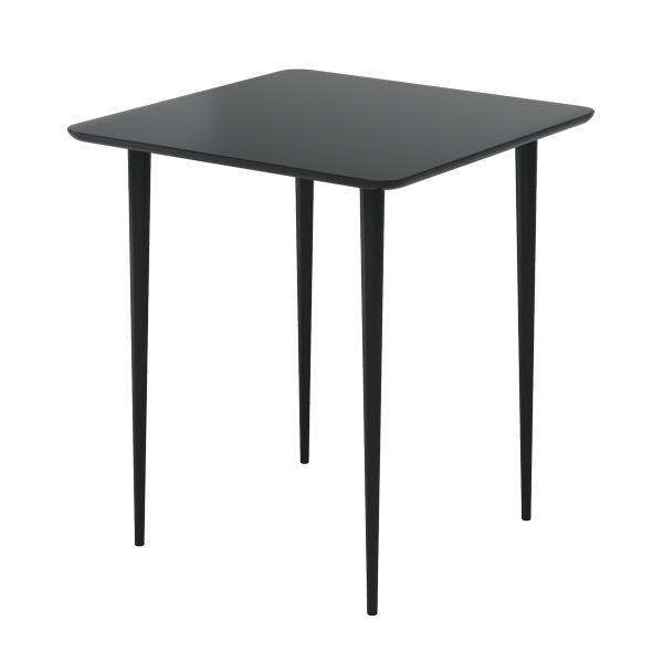Обеденный стол Спутник квадро черного цвета