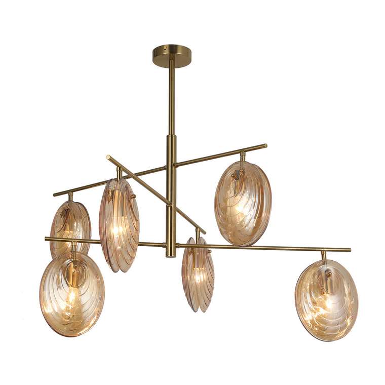 потолочная люстра Media  металл, стекло 6*E14*60W, excluded