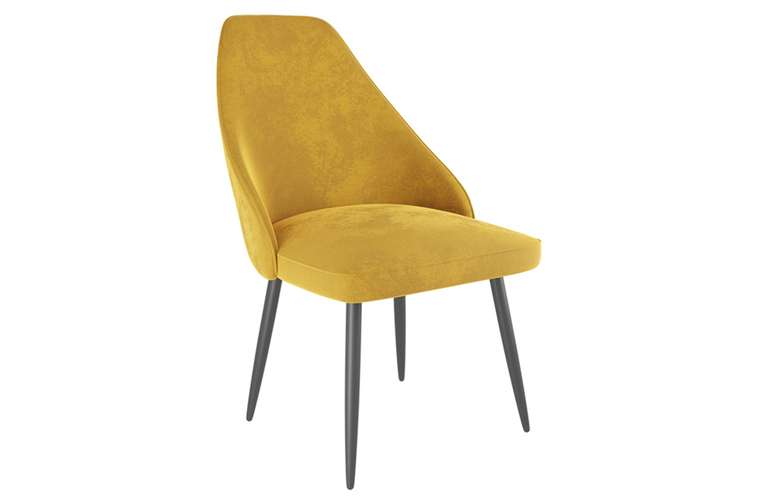 Набор из двух стульев Милан желтого цвета 