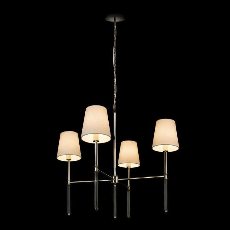 Подвесная люстра Cosy 10308 Nickel (ткань, цвет белый)