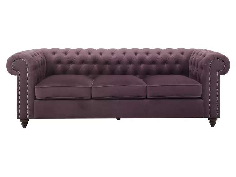 Диван Chester Classic фиолетового цвета 