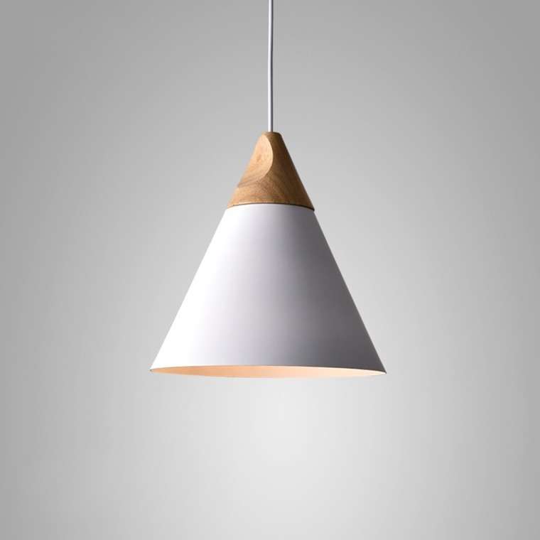 Подвесной светильник XD-B бело-коричневого цвета