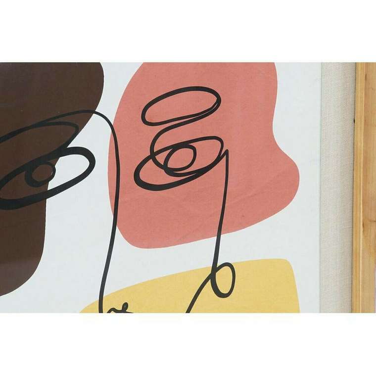 Картина 55 x 2 x 70 cm Абстракция Скандинавский (2 штук)