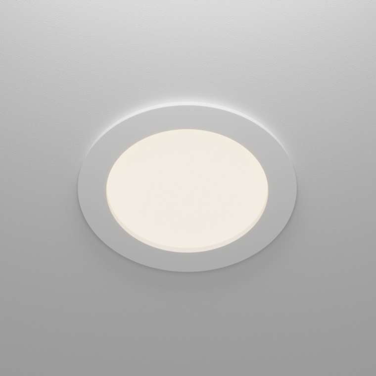 Светильник встраиваемый светодиодный IP44 Crystal Lux CLT 529C118 WH 4000K