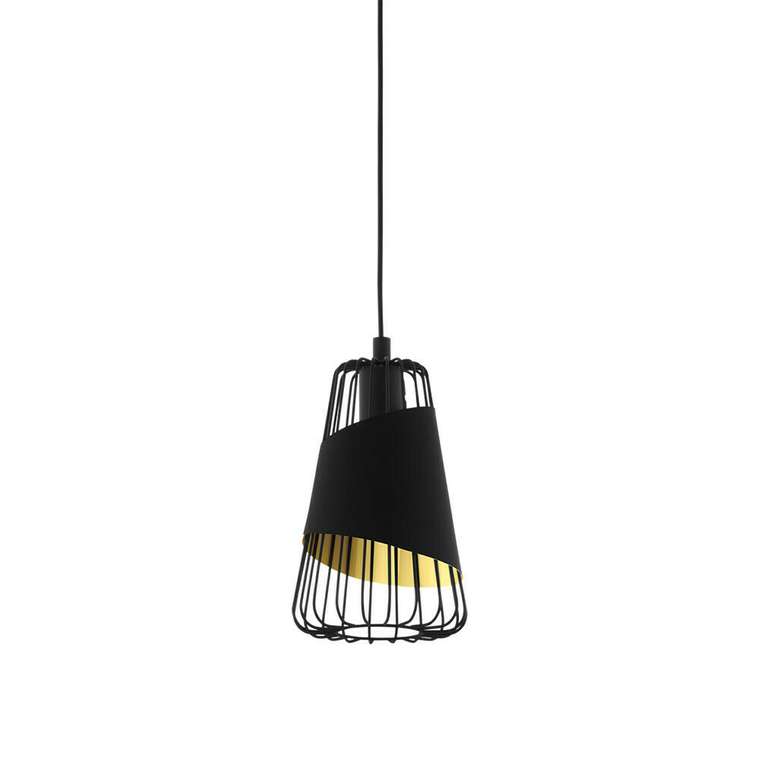Подвесной светильник Austell из металла черного цвета