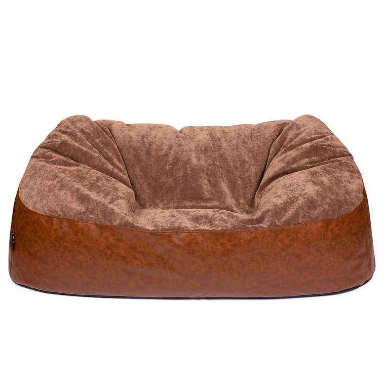 Бескаркасный диван Док коричневого цвета