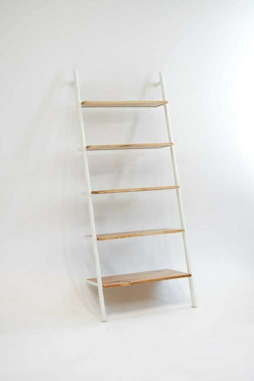 Стеллаж Ladder бело-бежевого цвета