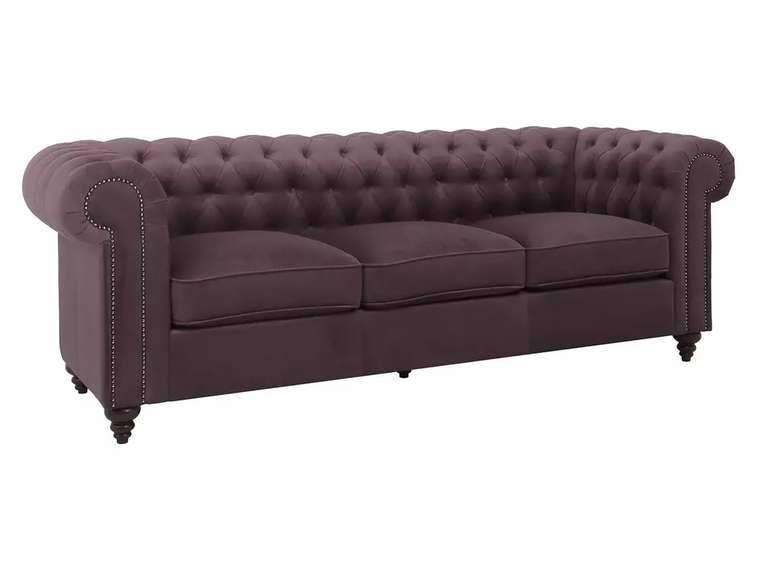 Диван Chester Classic фиолетового цвета 