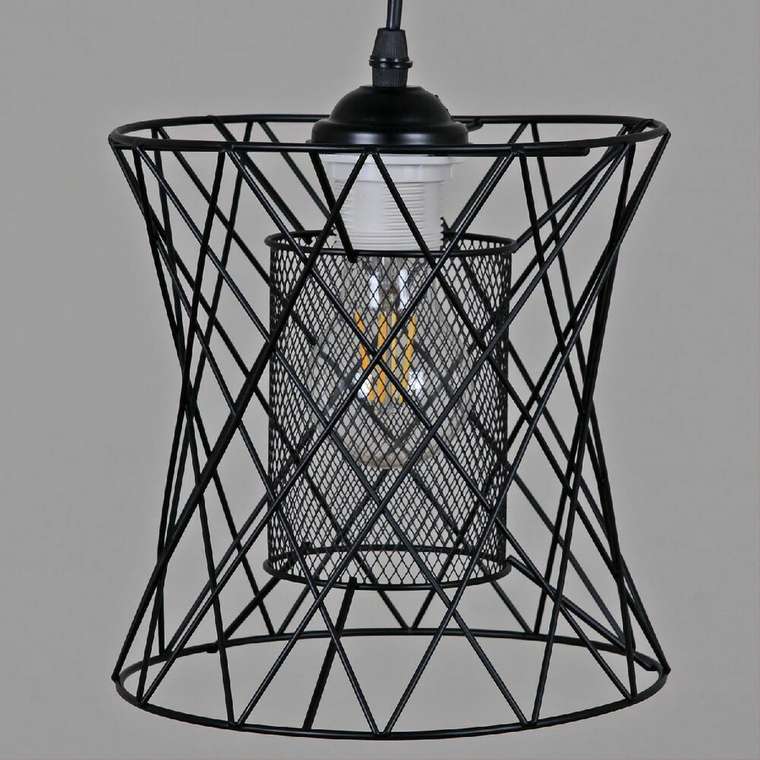 Подвесной светильник 70071-3.4-01 BK (металл, цвет черный)