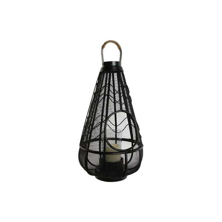 Свечи Подсвечник Home ESPRIT Чёрный Металл 28 x 28 x 50 cm