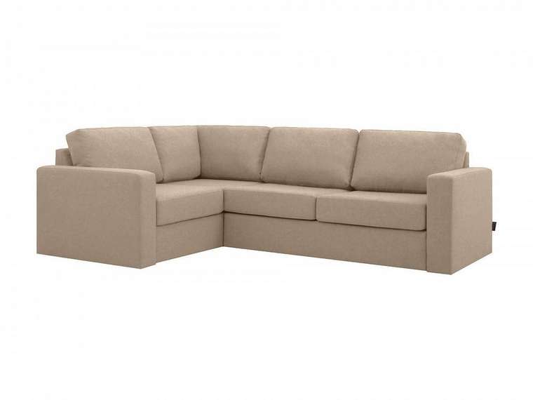 Угловой диван-кровать Peterhof светло-коричневого цвета