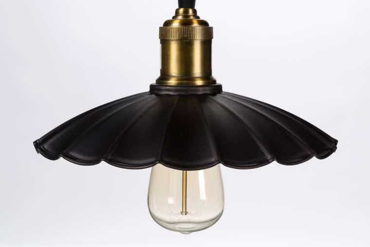 Подвесной светильник Flared темно-коричневого цвета
