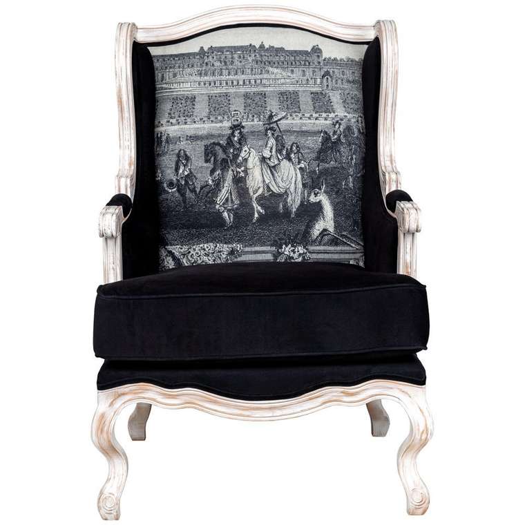 Кресло Сен-Жермен с корпусом из натурального бука
