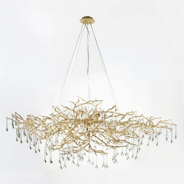 Подвесная люстра Bijout 10067/1500 GD (металл, цвет золото)