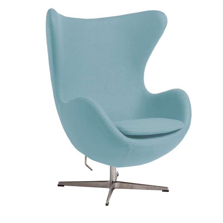Кресло Egg Chair голубого цвета