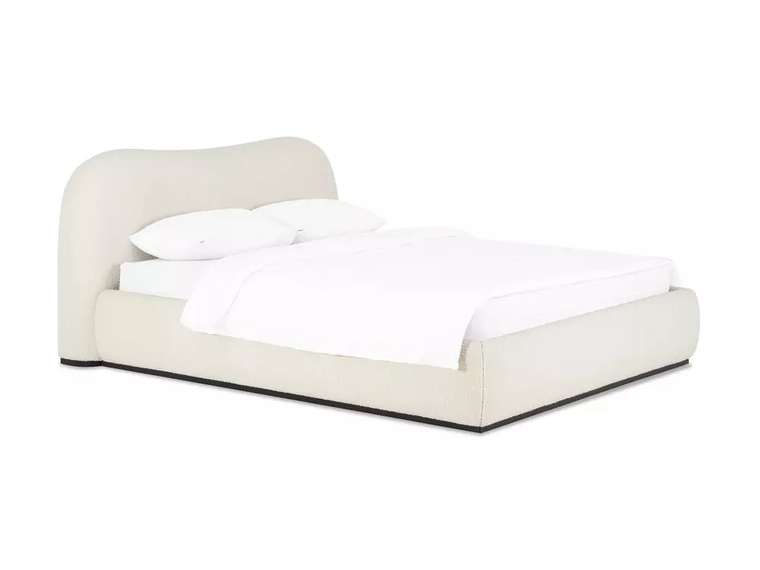 Кровать Patti 160х200 белого цвета с подъемным механизмом