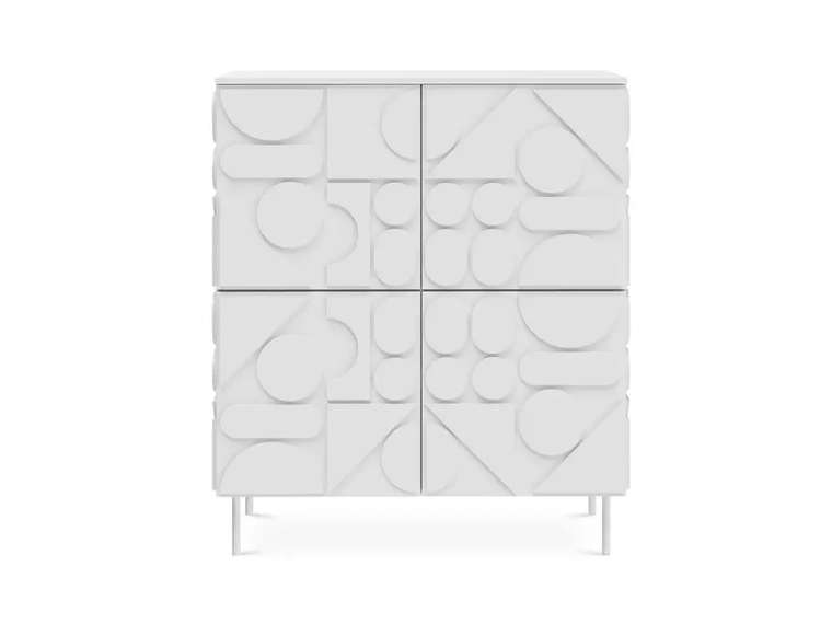 Сервант Milton белого цвета 