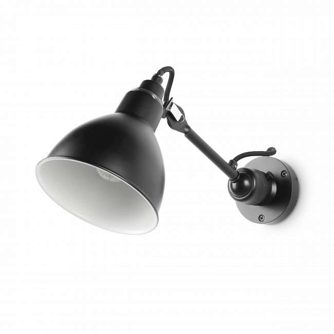 Настенный светильник "Bernard-Albin Gras Style" из алюминия и стали