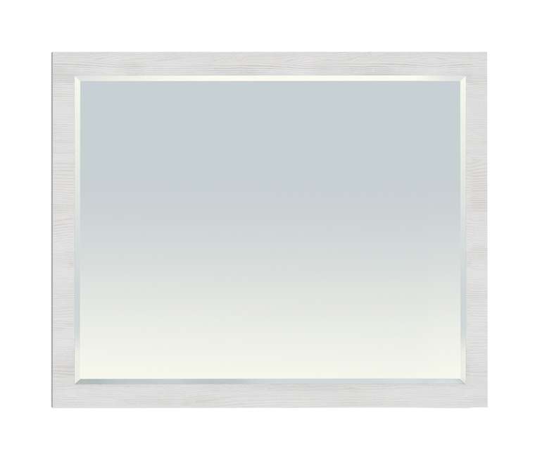 Зеркало настенное Виктория белого цвета