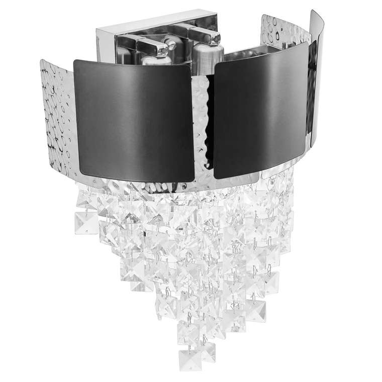 Бра Lumina Deco LDW 7045-2 BK+CHR