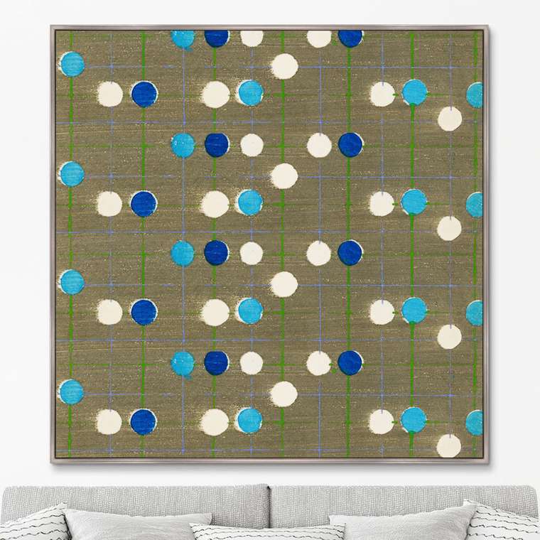 Репродукция картины Vintage print of Japanese textile №15, 1904г.