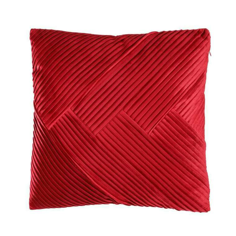 Декоративная подушка Shoura 45х45 красного цвета
