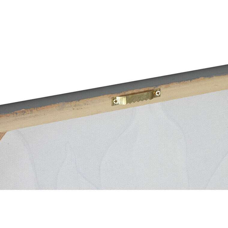 Картина Home ESPRIT Белый Бежевый Полотно Деревянный MDF Цветок романтик 50 x 2,5 x 50 cm (2 штук)