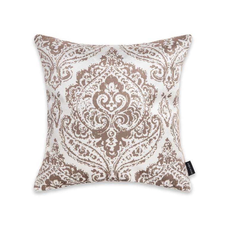 Декоративная подушка Blanca 45х45 бело-бежевого цвета