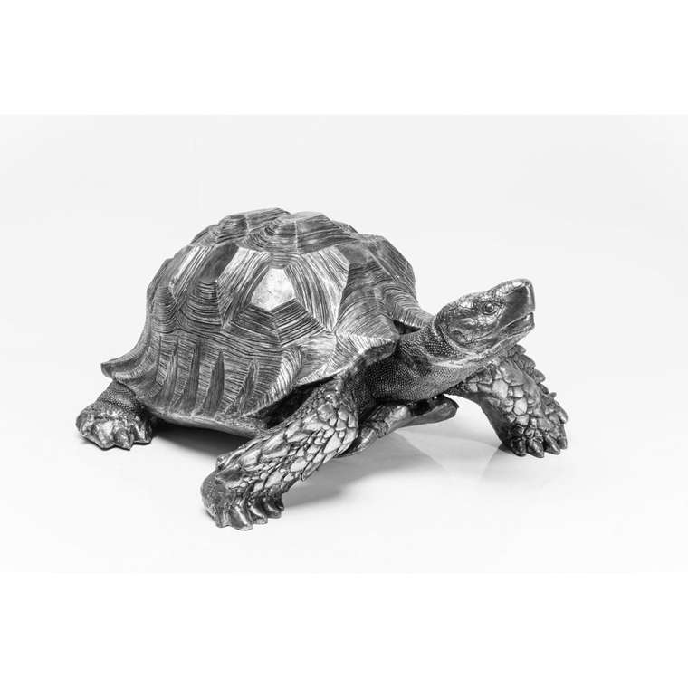 Статуэтка Turtle серебристого цвета 