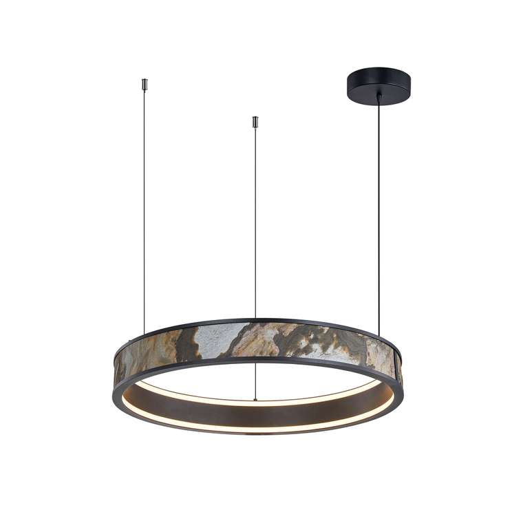 подвесная люстра Lago зеленый песчаник металл LED*40W, 440LM, 4000K, CRI>90, included