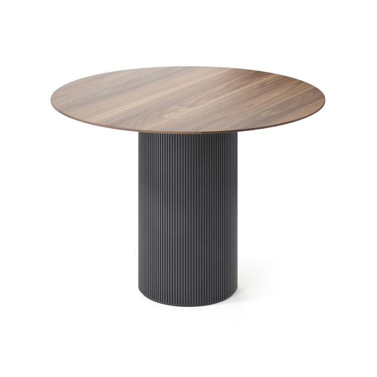 Обеденный стол Субра S коричнево-черного цвета