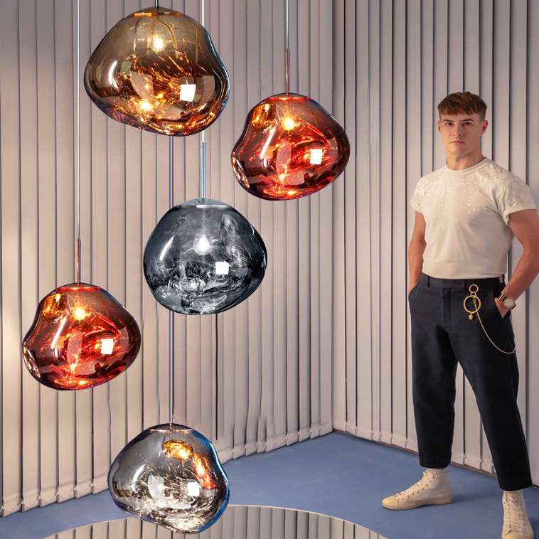 Подвесной светильник Tom Dixon Melt Pendant Silver D38