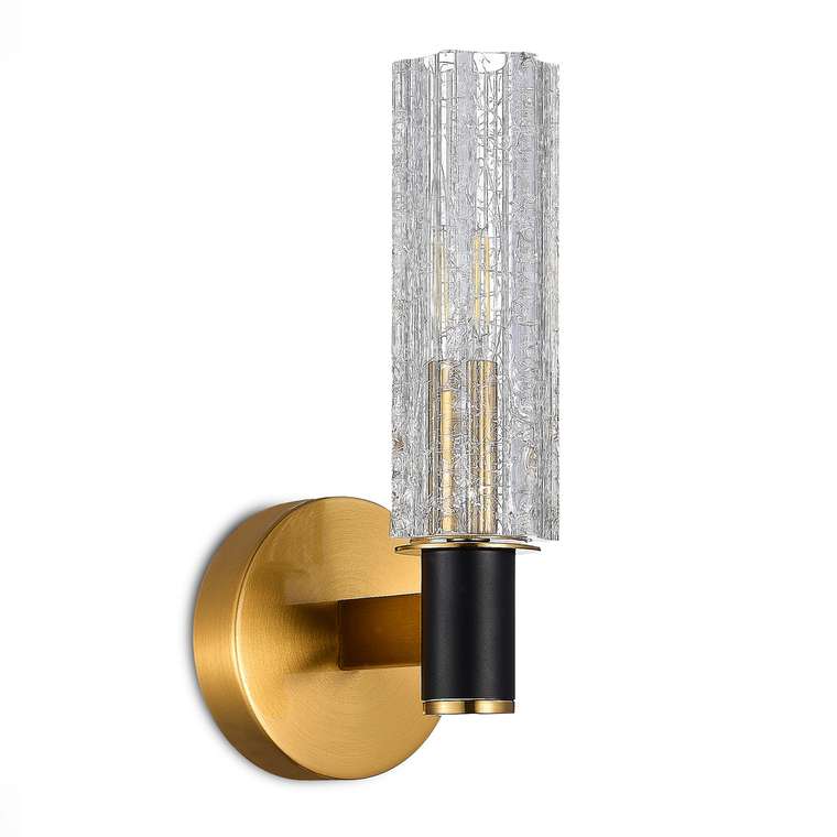 Бра ST-Luce Латунь/Кракелированное стекло E14 1*40W CASALI