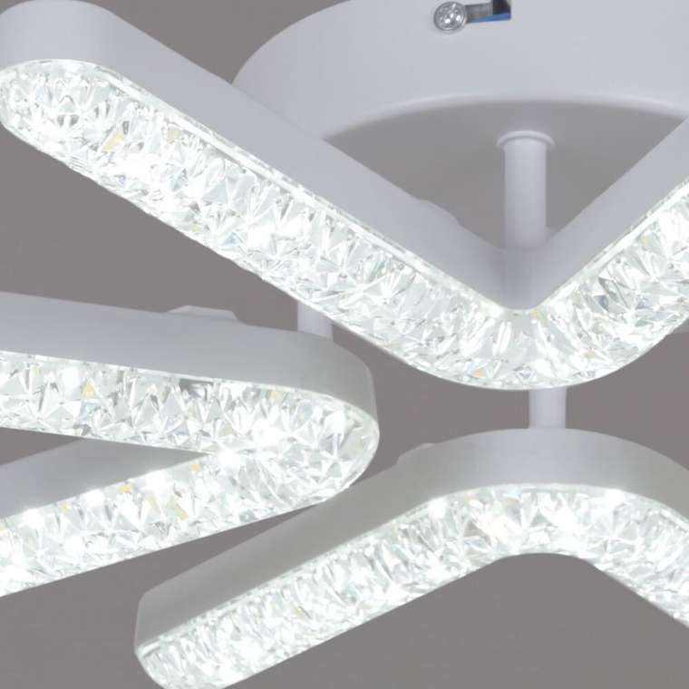 Потолочная люстра 72190-0.3-04 WH (акрил, цвет прозрачный)