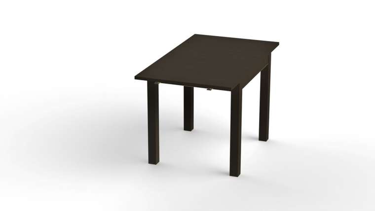 Раскладной обеденный стол Вардиг черного цвета