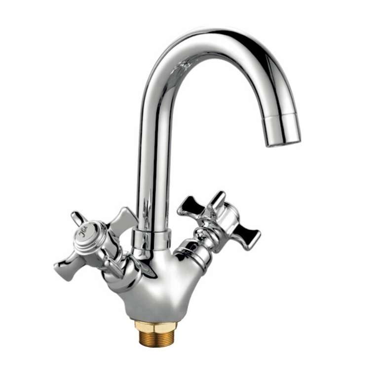 Смеситель для кухни Haiba HB4524, хром