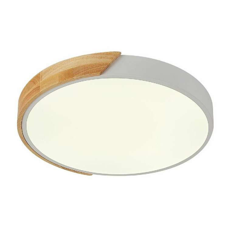 Потолочный светильник Scandinavian LED LAMPS 81181 (пластик, цвет белый)