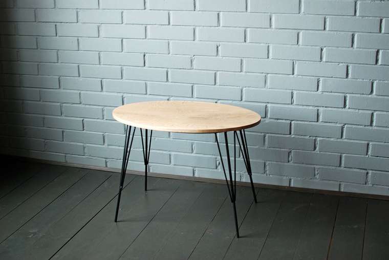 Кофейный стол Ellipse черно-бежевого цвета
