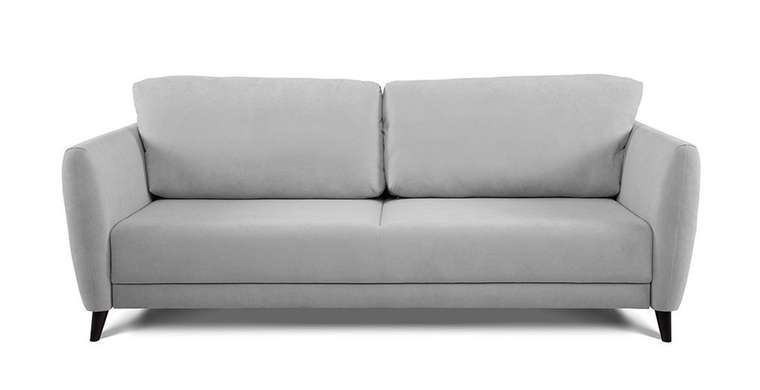 Прямой диван-кровать Фабьен светло-серого цвета
