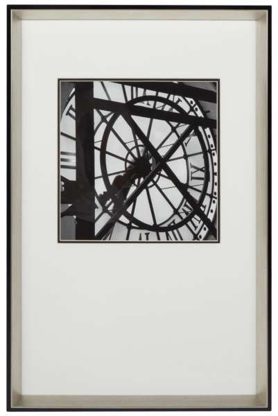 Постер с паспарту в раме "Paris Clock"