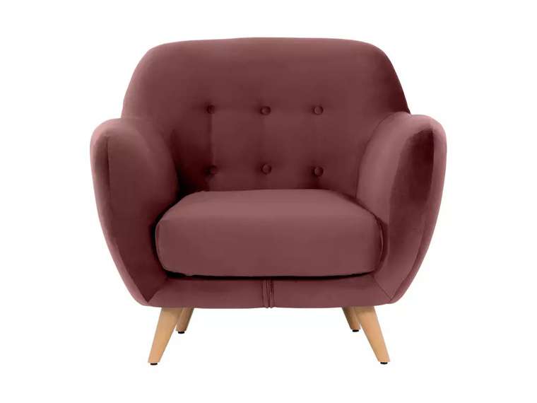 Кресло Loa темно-розового цвета