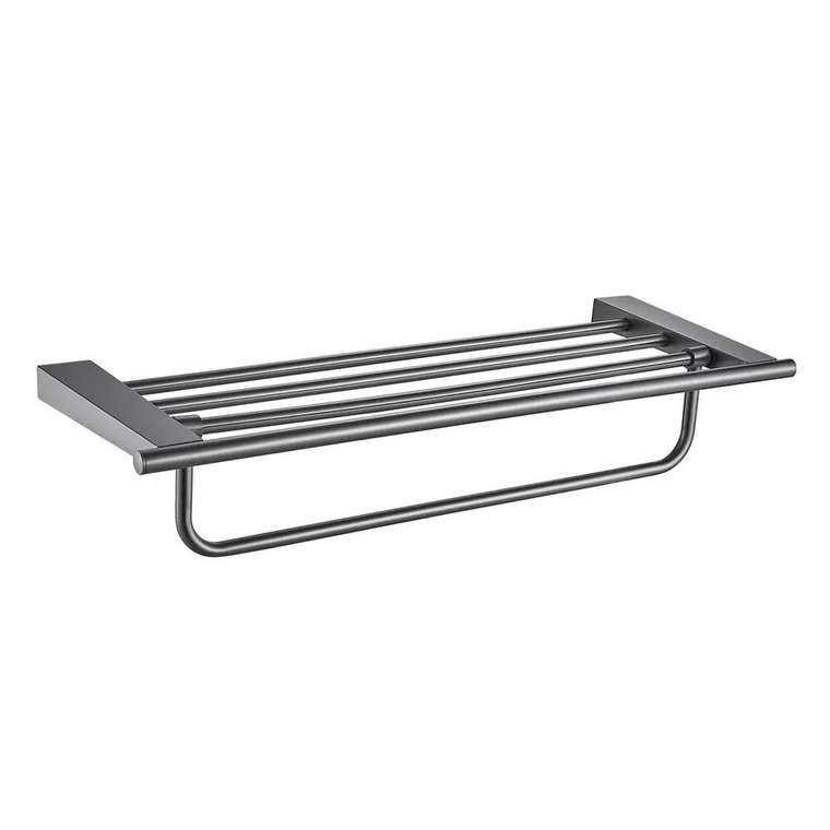 Полка для полотенец Shevanik SG5708T, оружейная сталь