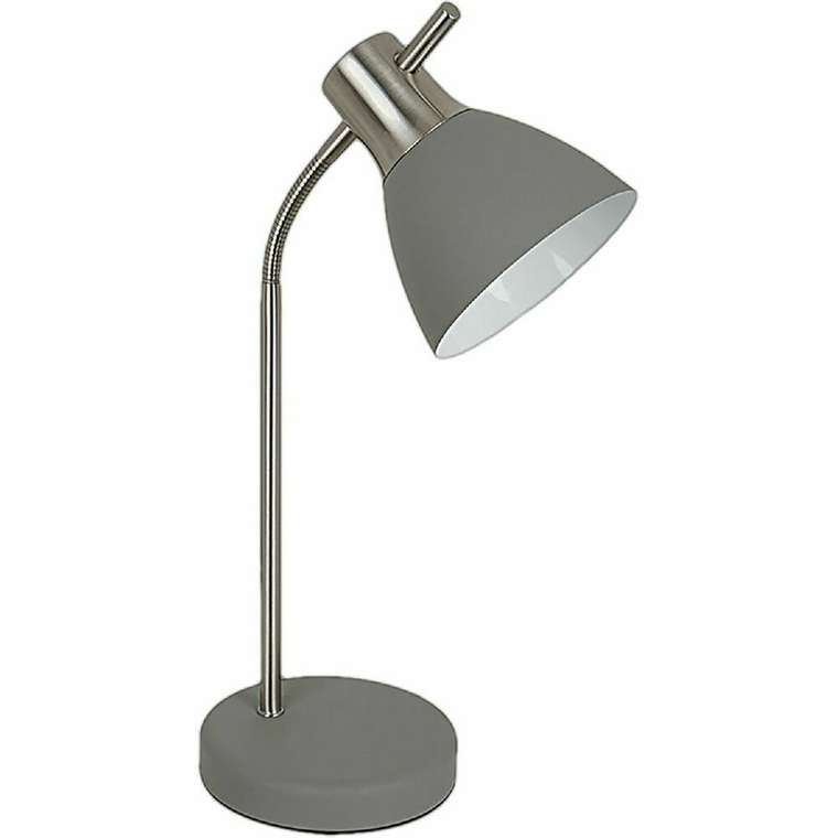 Настольная лампа 02106-0.7-01 GY (металл, цвет серый)