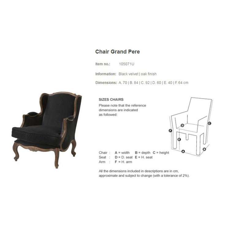 Кресло Eichholtz "Grand Pere"  