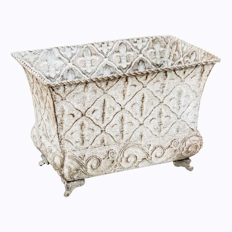 Металлическое кашпо «Королевская лилия»,версия М