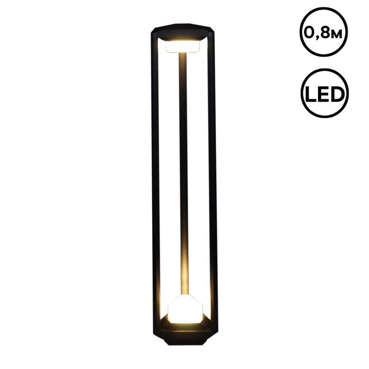 09987-0.7-001JH 0.8M LED2X6W BK RLOS фонарь