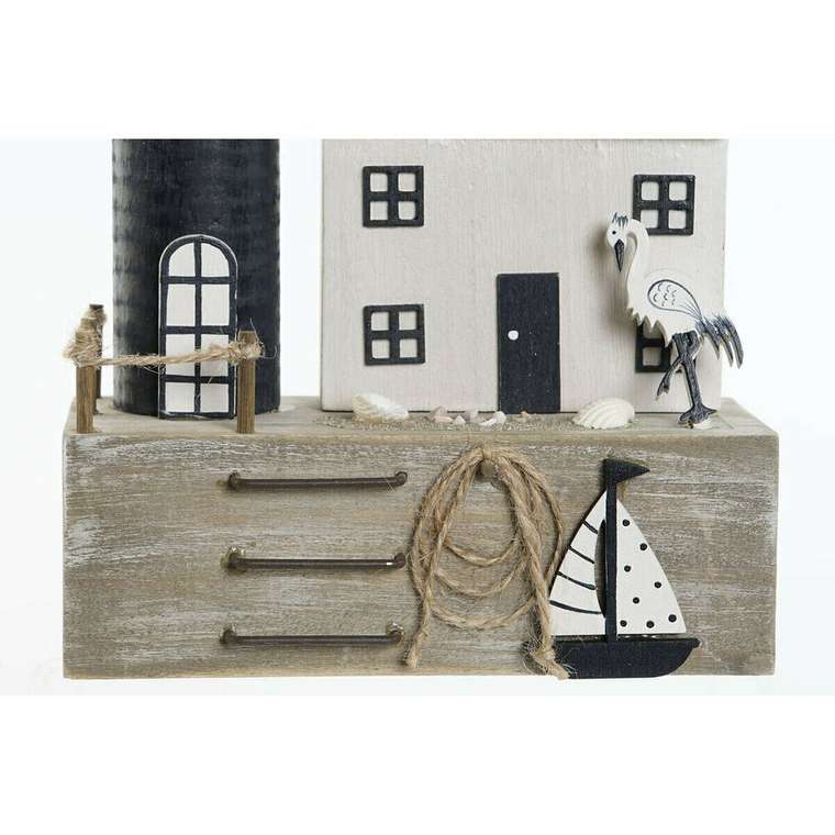Декоративная фигура Синий Тёмно Синий 17 x 8,5 x 30 cm (2 штук)