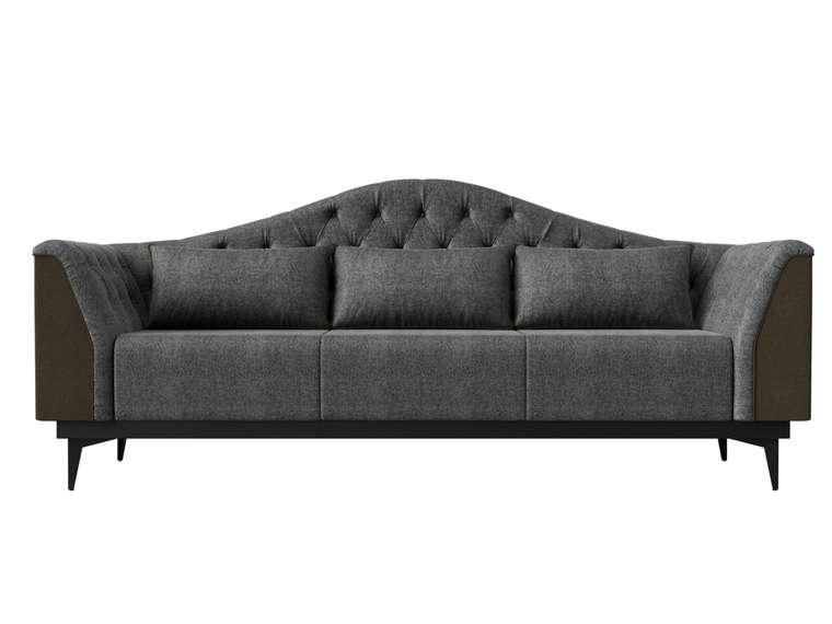 Прямой диван-кровать Флорида серого цвета