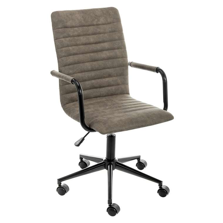 Компьютерное кресло Midl arm серого цвета